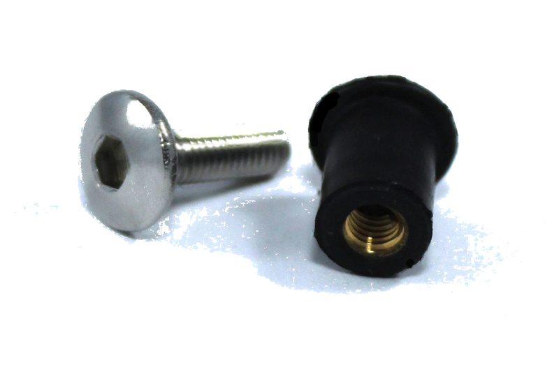 Yamaha Screen Bolts Quality Rubber Well Nuts Windscreen Wellnuts