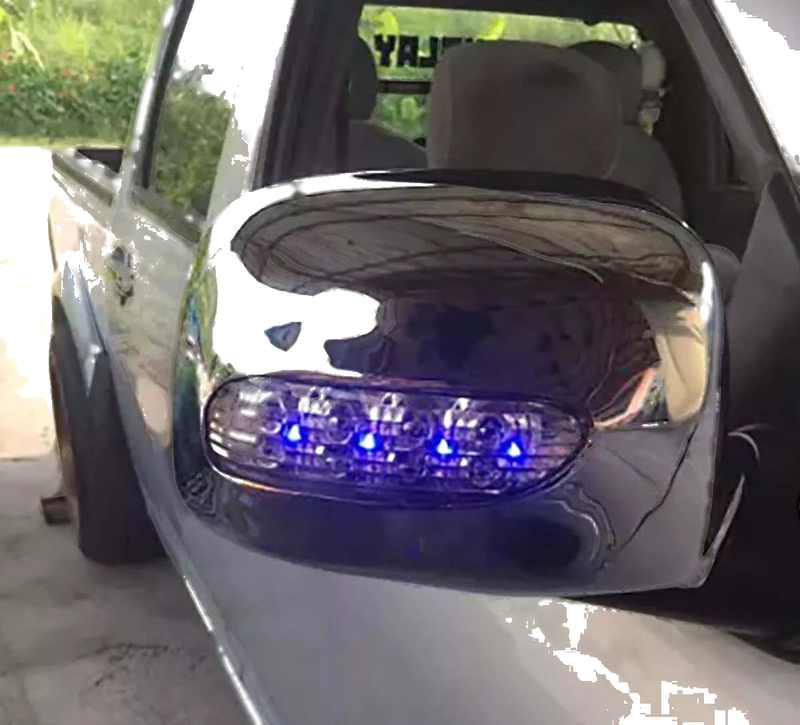 Isuzu D-Max L.E.D Chrome Mirror Covers (2002-2006)