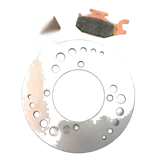 Can-Am Outlander 800 2 x Rear Brake Rotor and Pads (2006–2006)