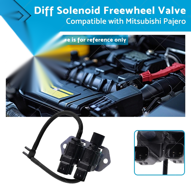 Mitsubishi Pajero NW NX Front Diff Solenoid Freewheel Valve (07-17)