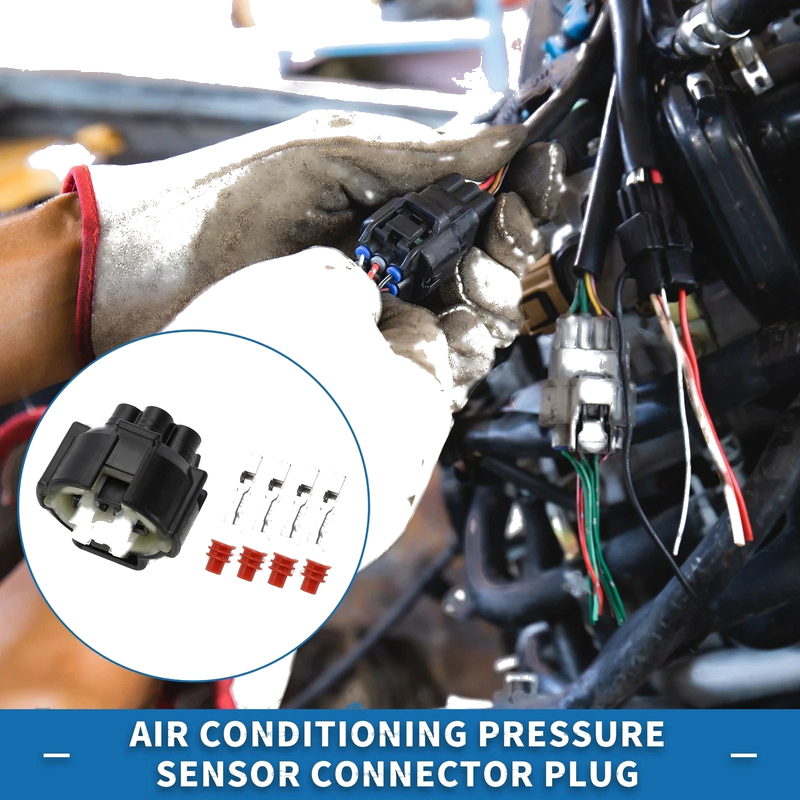 Toyota Air Conditioning Pressure Sensor Connector Plug Female Wire Terminal