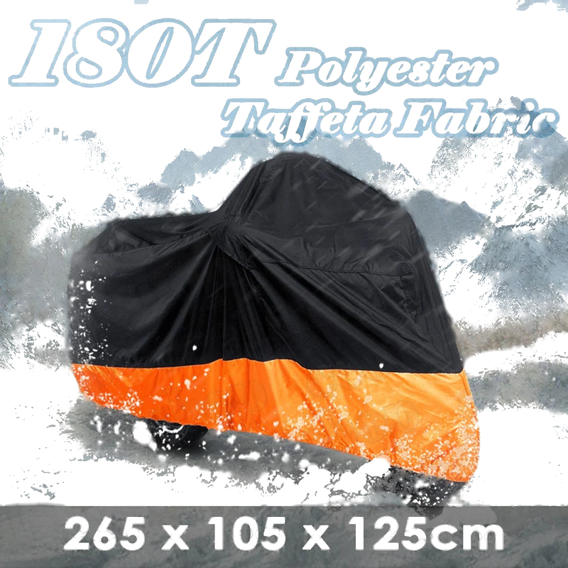 Yamaha Road Star Midnight Silverado XV1600 1700 XXL Orange Motorcycle Cover
