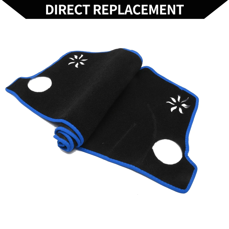 Honda Vezel RV3-RV6 (2021-2024) Black Blue Set Dashboard Cover Mat