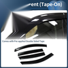 Honda CR-V 2012 Side Window Vent Visors Black 1 Set Window Deflectors