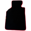 BMW X4 Series F26 SUV (2014-2018) Red Trim AutoWin Black Floor Mats