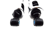 Harley Davidson FLST Heritage Softail Chrome Rear Shock Absorbers (89-90)