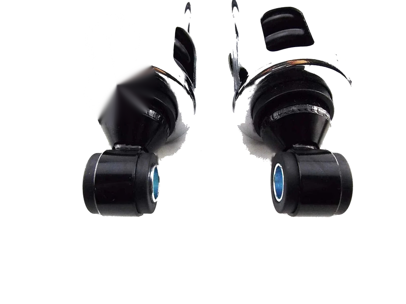 Harley Davidson FLST Heritage Softail Chrome Rear Shock Absorbers (89-90)