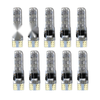Car Parking Light 10x T10 194 168 RGB LED Bulbs with RF Remote