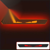 3D Carbon Fiber Look Sticker Emblem Demon Eye Brake Tail Light Decal