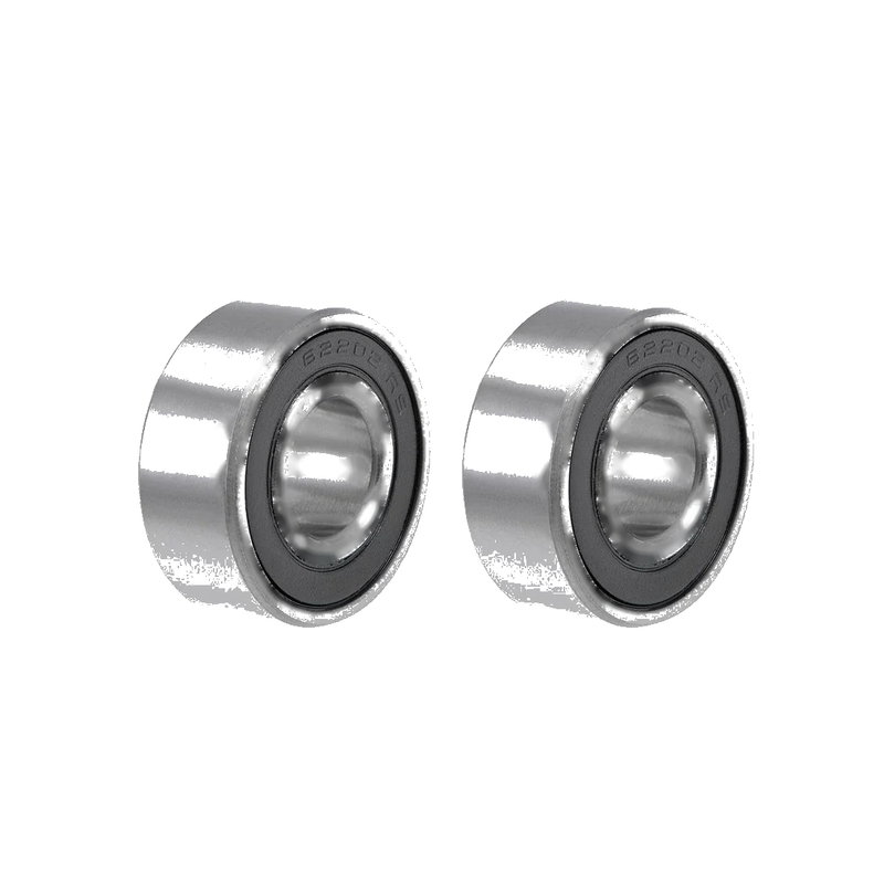 2 x Ball Bearings 15x35x14mm Double Sealed Chrome Steel Z2 ABEC1