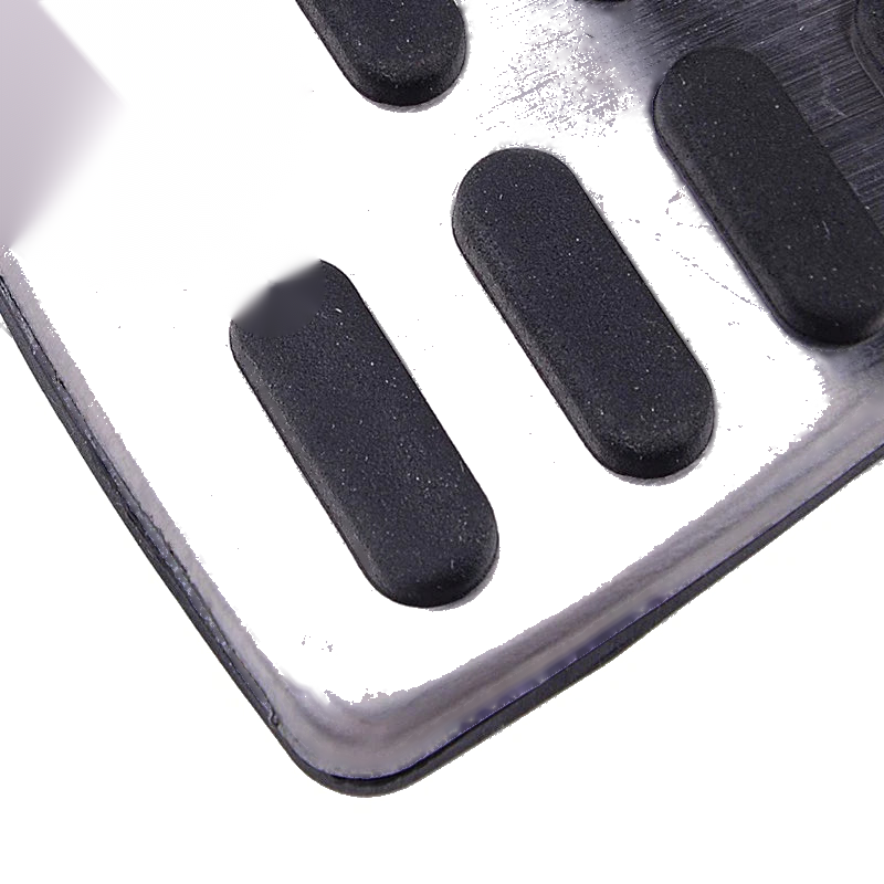 Hyundai Sonata, Kia Sportage Black & Silver MT Throttle Brake Pedal Plate