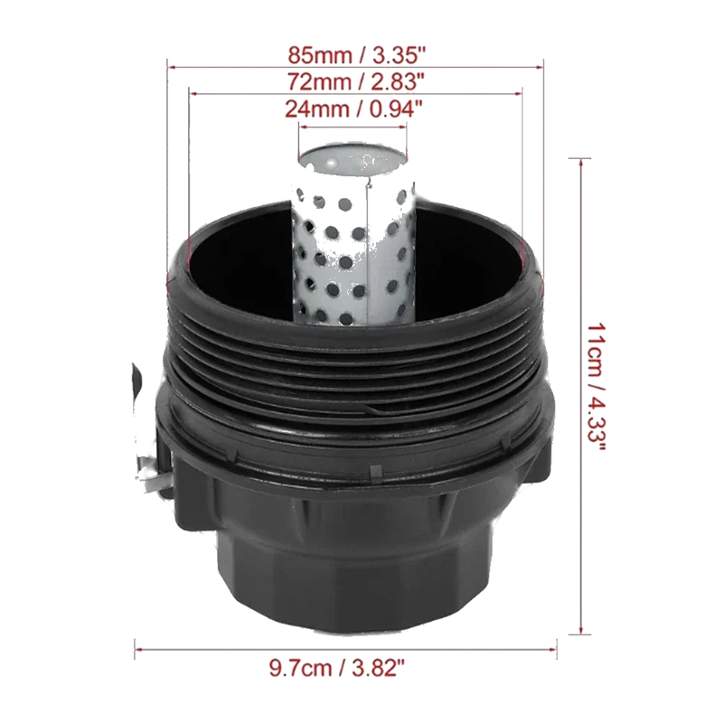 Toyota FJ Cruiser, Lexus LS460, GS460 Oil Filter Cap w/ Seal (2007-2014)