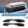 Toyota Land Cruiser (2008-2021) Black 4 x Roof Rack Side Rail End Covers