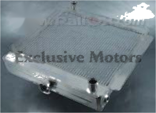 Escort Alloy radiator BDA & Pushrod with  square Top Tank