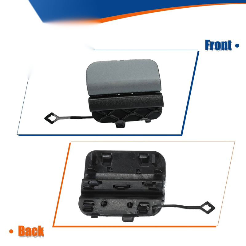 Mercedes-Benz W205 (2015-2021) Dark Silver Rear Bumper Tow Hook Cover