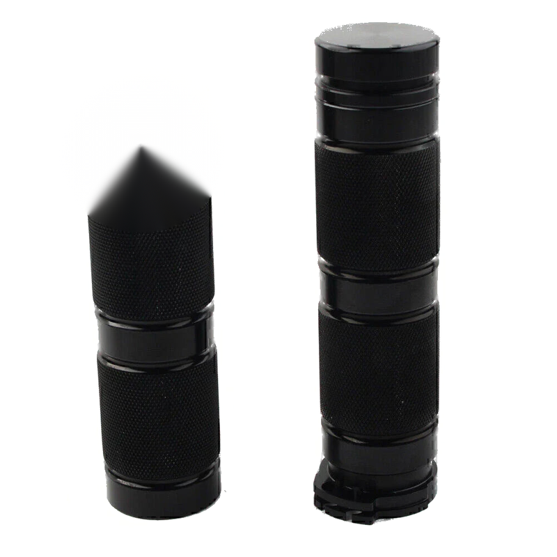 Harley Sportster VRSC XL883 XL1200 1" Black Handlebar Grips (2004-2023)