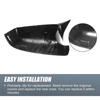 BMW 525i 528i 530i 535i 550i Door Rearview Mirror Cover Cap Gloss Black
