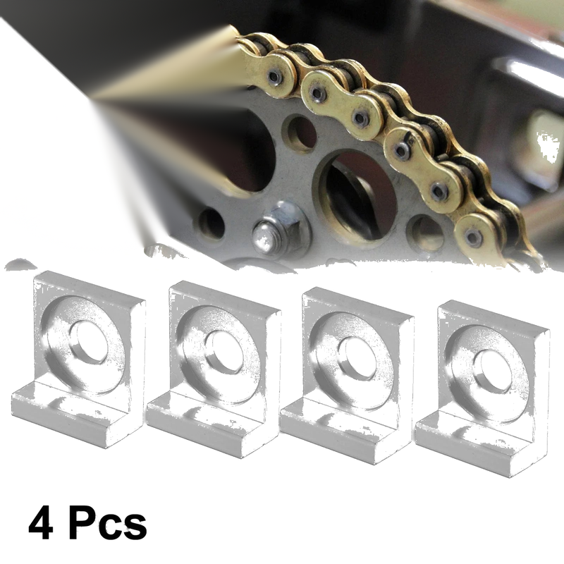 Motorcycle Chain Adjuster Block Tensioner / 4pcs 12mm Dia