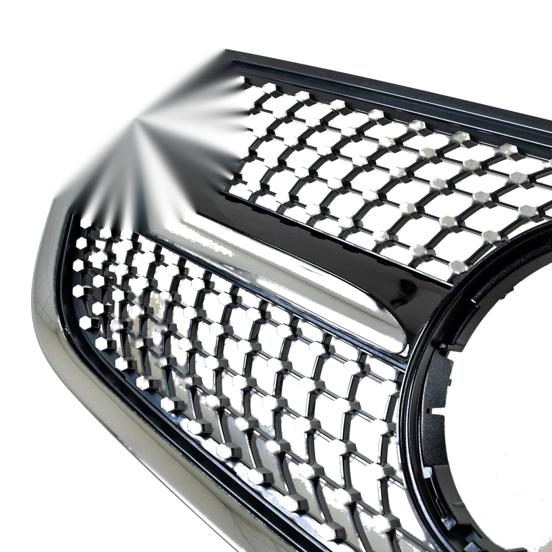 Mercedes Benz VITO Chrome Black Diamond Slats Front Grille (2016-2019)