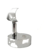 2 X Caravan Boat Bulkhead Lights LED with USB Outlet Chrome/White