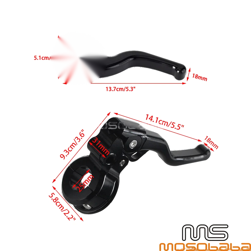 Harley Sportster XL1200C XL1200S Brake Clutch Levers Kit (1996-2003)