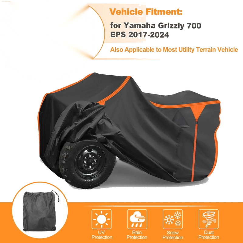 Yamaha Grizzly 700 EPS Waterproof Oxford ATV Cover / ATV Cover