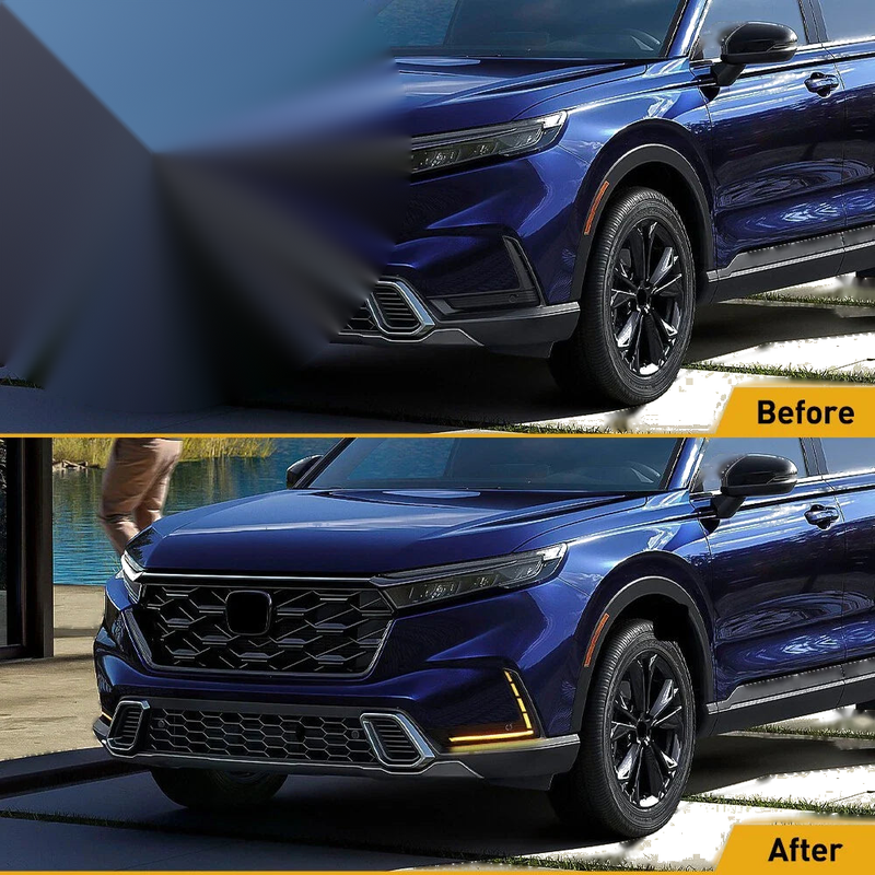 Honda CR-V LED DRL Fog Lights w/ Turn Signal (2023-2025)