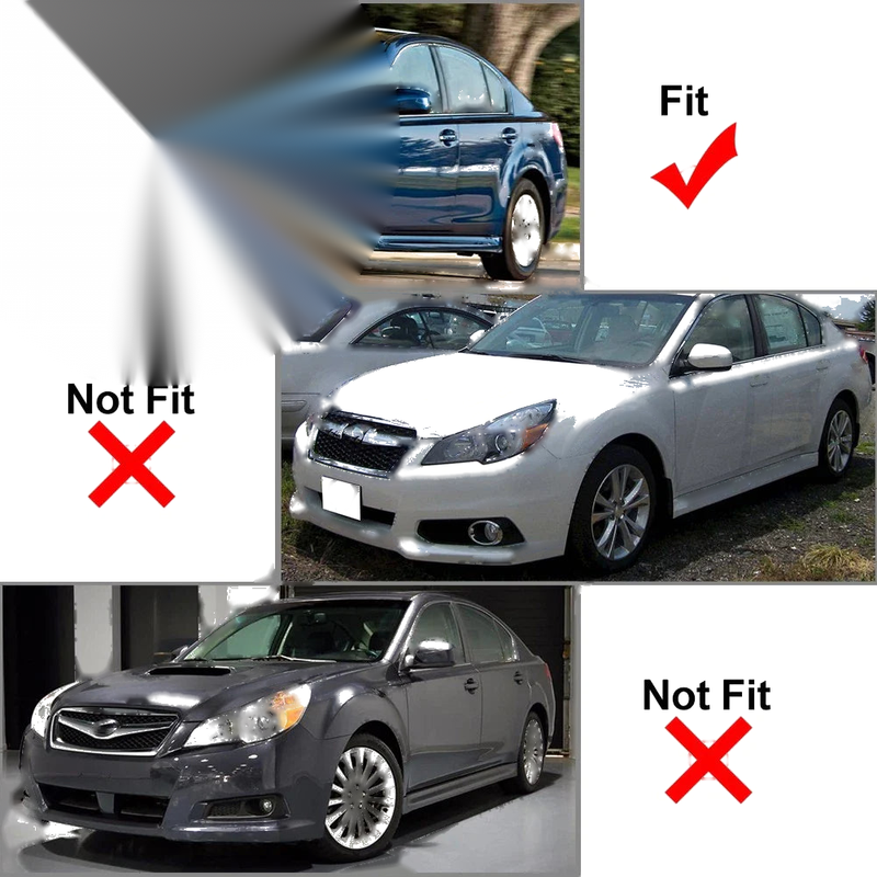 Subaru Legacy Fog Light Trim Bezel Cover Black (2010-2012)