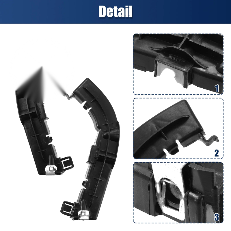 Dodge Challenger Front Left and Right Bumper Brackets