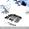 Kawasaki Suzuki BMW Bolts / 195pcs / Fairing Body Bolts Silver