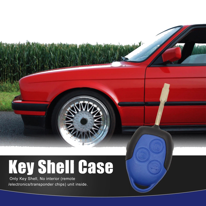 Ford Transit Van 1 x 3 Button Key Fob Shell Case
