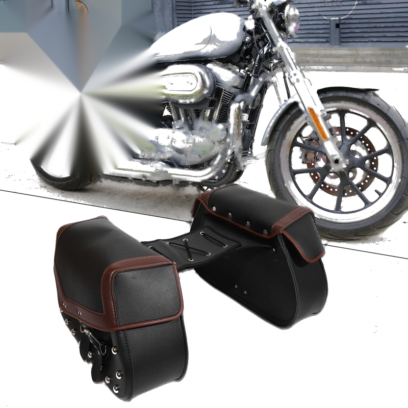 Motorbike 1 Pair Saddlebag Handlebar Bags