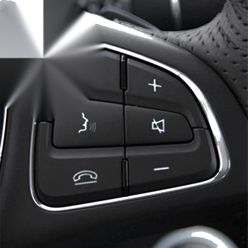 Mercedes Benz W231 W172 1x Black Right Steering Wheel Button (2016-19)