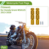 Honda Grom MSX125 Foot Pegs Aluminum Alloy (2013–2020)