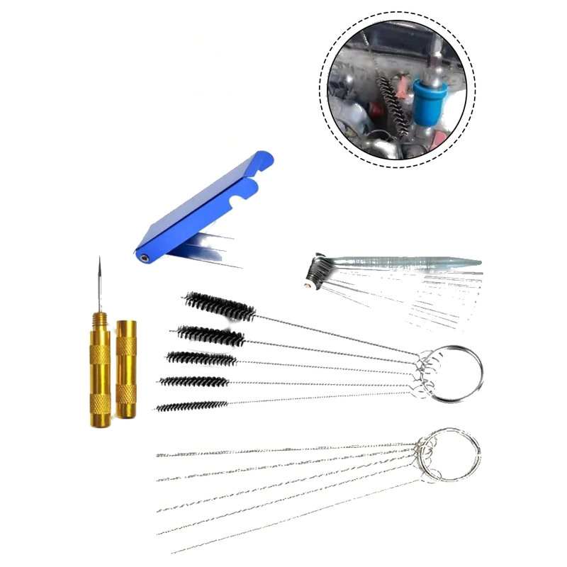 Small Engine Carburetor Spray Cleaning Brush Tool 4 x