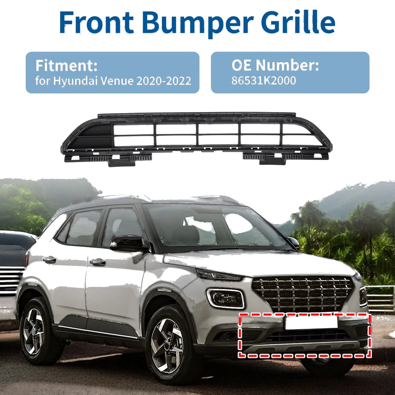 Hyundai Venue Lower Grille Bumper Cover (2020-2022)