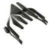 Harley Touring Black Stealth Luggage Rack w/ Docking Hardware (2009-2013)