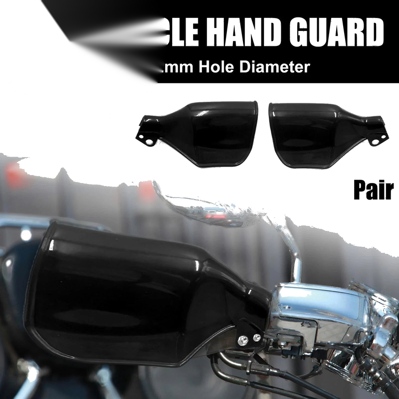 Yamaha Pair 2 x Black Plastic Handlebar Brush Bar Hand Guard