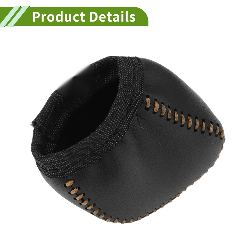 Lexus NX250 2022-2023 Black Brown Faux Leather Gear Shift Knob Cover