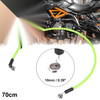 Motorcycle Universal / 70cm 27.56" / Brake Clutch Oil Hose Line Pipe Hydraulic Green