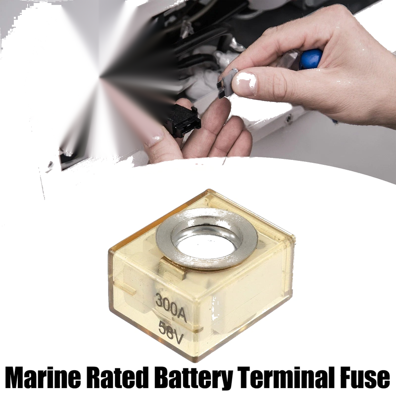 Make Model Battery Fuse Terminal 300A Waterproof Marine Rated 58V