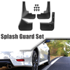 Toyota Highlander Black Mud Flaps Splash Guards Front and Rear
