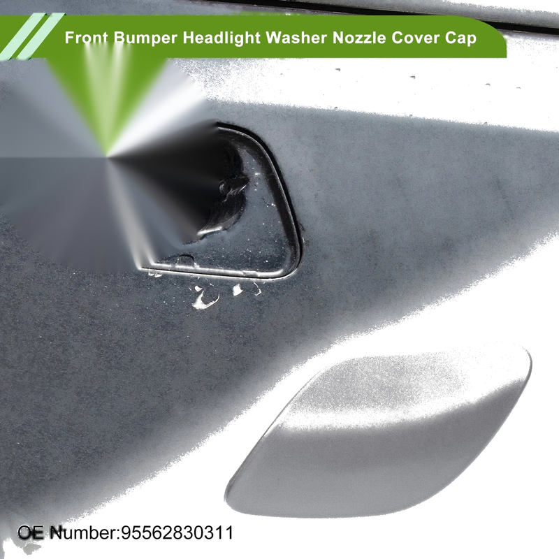 Porsche Cayenne Silver Tone Washer Nozzle Cover Cap