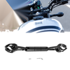 Motorcycle Black Cross Bar / 1 Set / Adjustable Handlebars