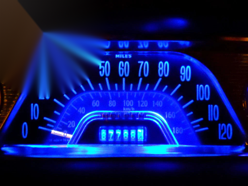 Holden HQ HJ HK HX HZ Blue LED Dash Cluster Light Upgrade Kit (1971-1980)