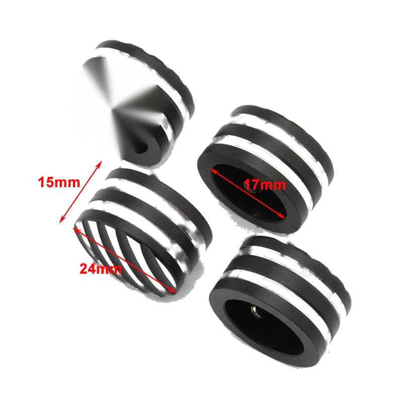 T120 Thruxton Scrambler Street Cup Aluminum Head Bolt Cover Cap (2016-2023)