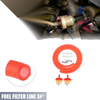 CRF50 70 90 ATV Red Set Motorcycle Fuel Line Clamps with 2 Fuel Filters