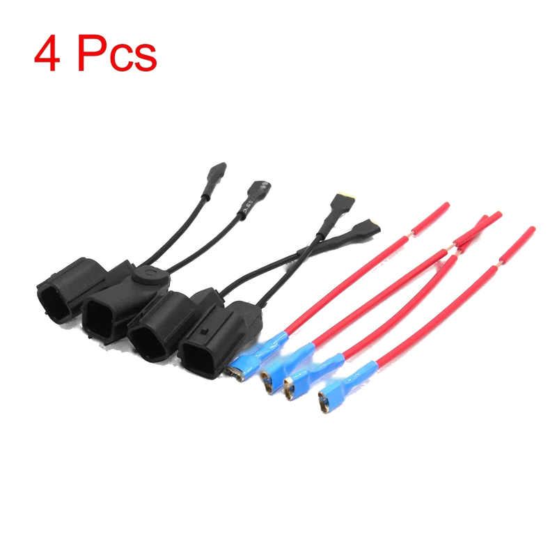 Honda 4 x Plastic Car Horn Speaker Adapter Wiring Harness