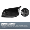 BMW E60 E61 525i 530i 545i 550i 650i Gloss Black Rearview Mirror Cover Cap