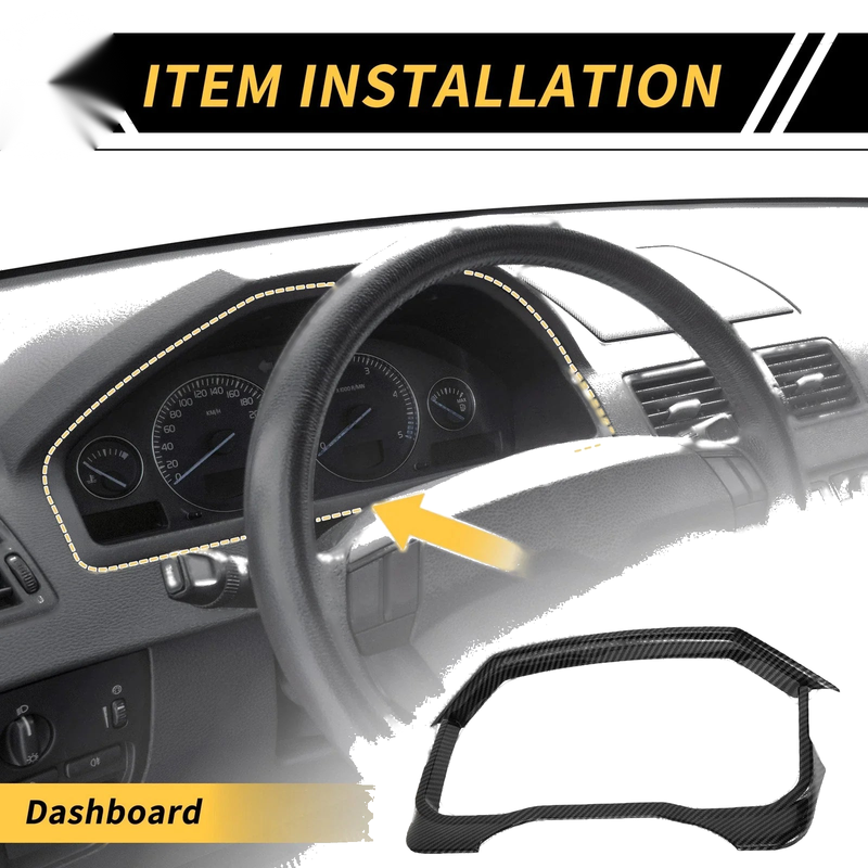 Toyota Tundra Carbon Fiber Pattern Dashboard Meter Panel Cover (2022–2024)